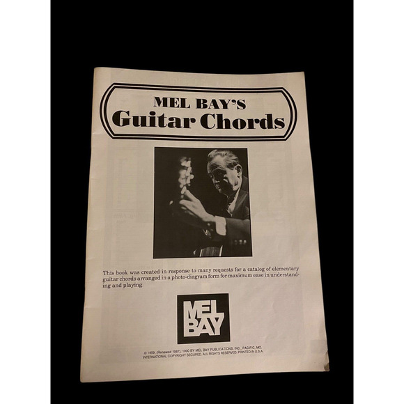Mel Bay Guitar Books Lot 2 Vintage Complete Chet Atkins Method & Guitar Chords - Picture 7 of 10